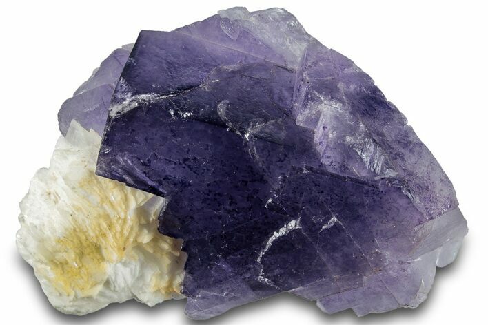 Purple Cubic Fluorite Crystal - Morocco #261710